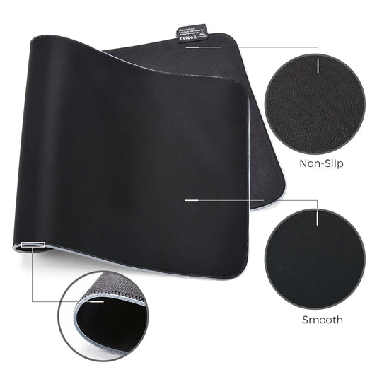 Mousepad LED RGB Gaming — 14 Modalità Luce, Antiscivolo, Multidimensione — Per PC e Gamer