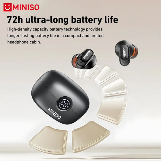 Auricolari Bluetooth TWS MINISO MS105 — In-Ear Wireless con Custodia di Ricarica