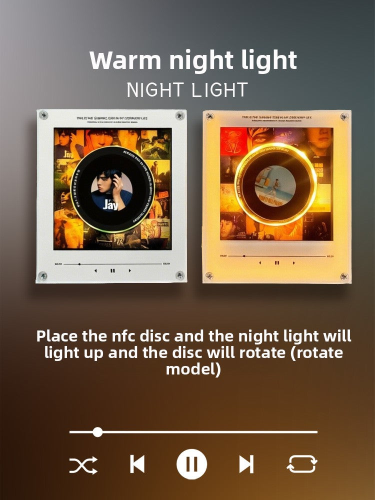 Magnete Musicale NFC con Disco Rotante per Frigo | Edizione Artisti