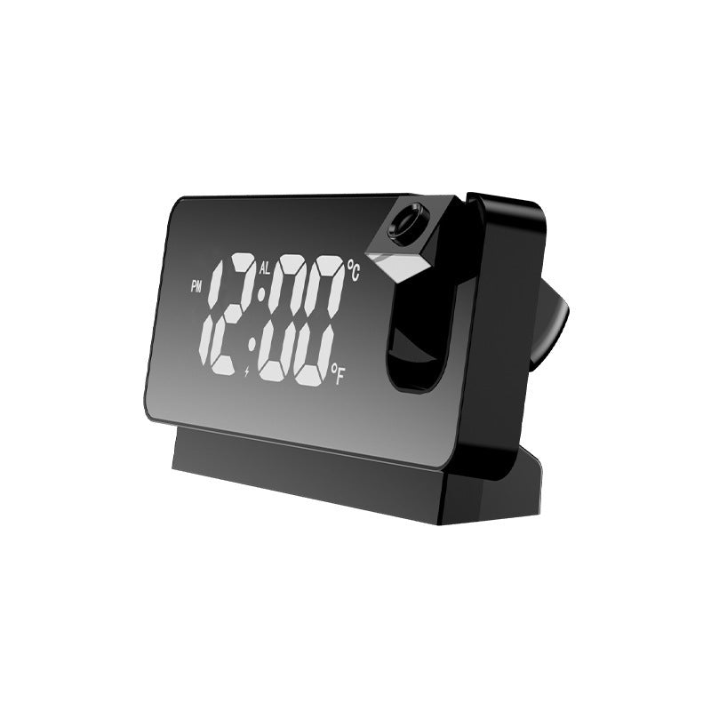 Sveglia con Proiezione LED – Doppio Display, Controllo Vocale e Luminosità Regolabile