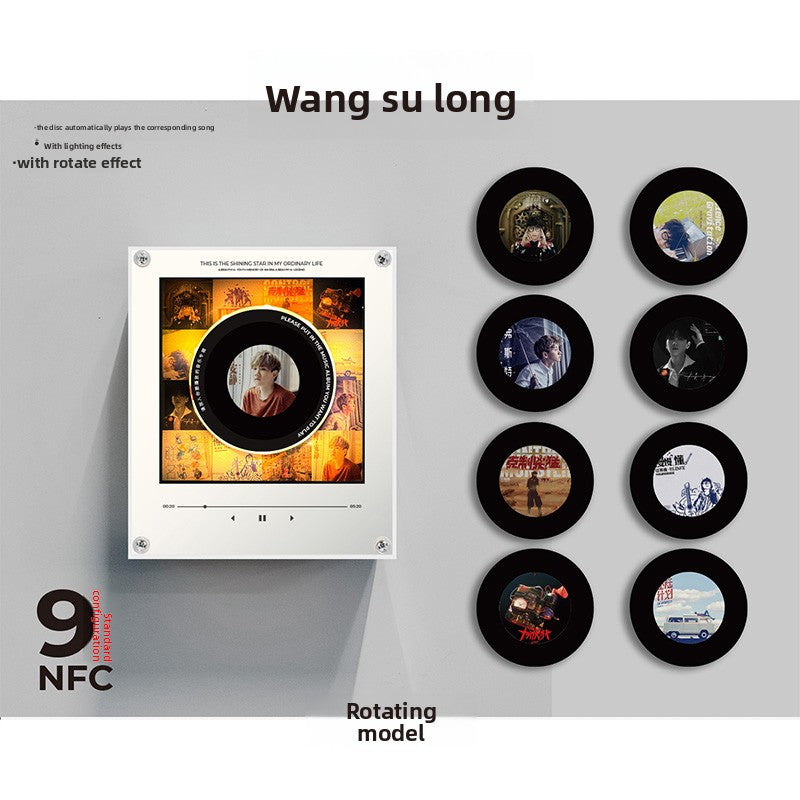 Magnete Musicale NFC con Disco Rotante per Frigo | Edizione Artisti