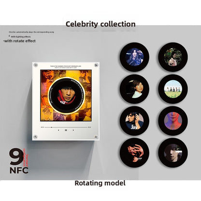 Magnete Musicale NFC con Disco Rotante per Frigo | Edizione Artisti