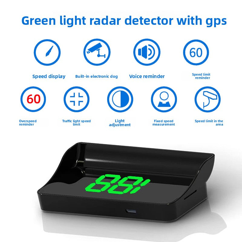 🚗 HUD Head-Up Display Auto GPS OBD Olografico 360°