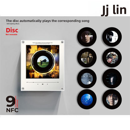 Magnete Musicale NFC con Disco Rotante per Frigo | Edizione Artisti