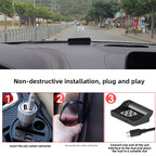 🚗 HUD Head-Up Display Auto GPS OBD Olografico 360°