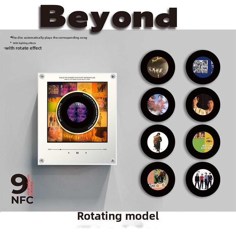 Magnete Musicale NFC con Disco Rotante per Frigo | Edizione Artisti