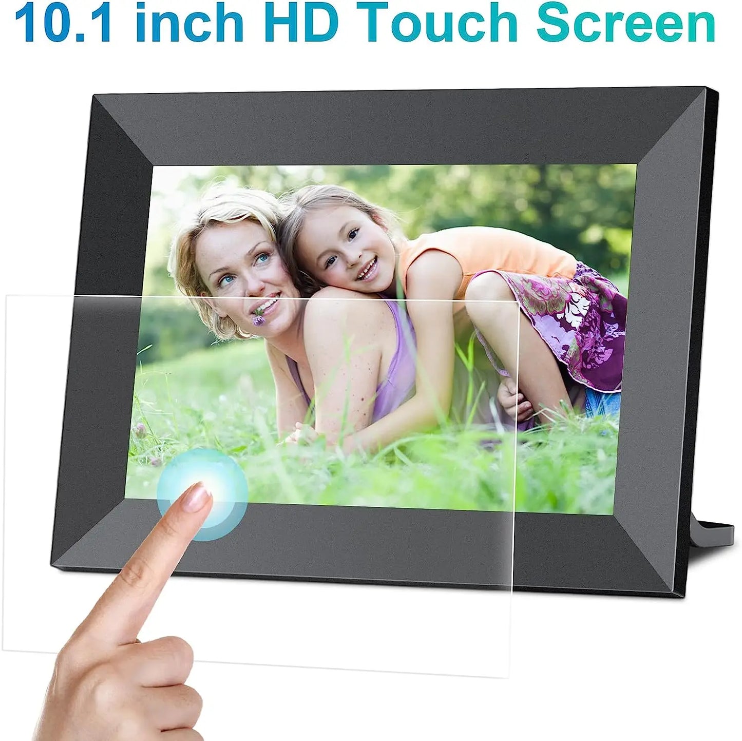 🖼️ Cornice Digitale WiFi 10.1" | Schermo IPS HD Touch | 32GB/64GB | App Frameo | Regalo Perfetto