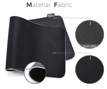 Mousepad LED RGB Gaming — 14 Modalità Luce, Antiscivolo, Multidimensione — Per PC e Gamer