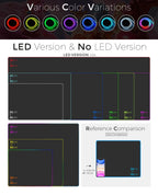🖱️ Mousepad LED RGB Gaming 14 Modalità Antiscivolo
