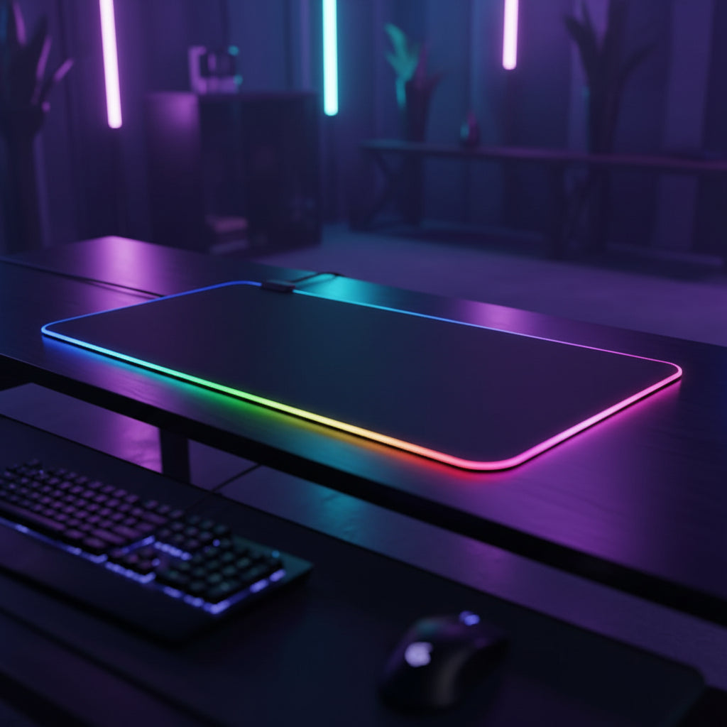 🖱️ Mousepad LED RGB Gaming 14 Modalità Antiscivolo