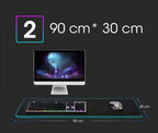 🖱️ Mousepad LED RGB Gaming 14 Modalità Antiscivolo