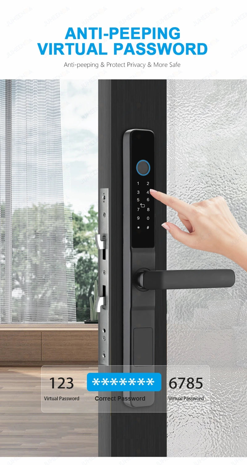 Serratura Intelligente TTLock — Impronta, Codice, RFID, App, Alexa — IP66 Alluminio per Porte