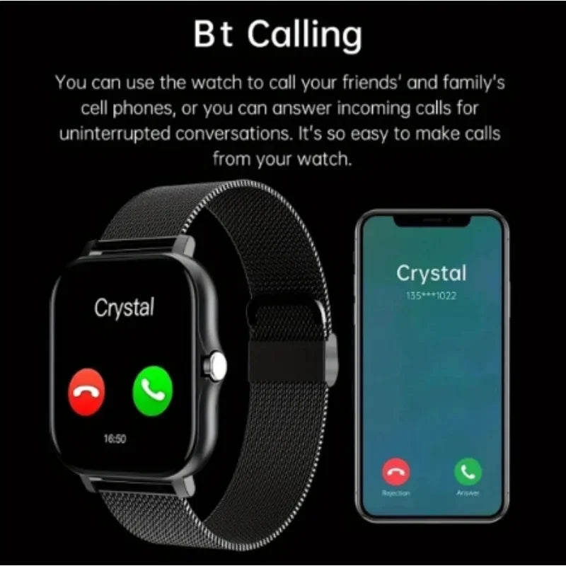 ⌚ Smartwatch Bluetooth con Chiamate | Schermo Touch 1.44" | Ricarica Magnetica | 8 Colori