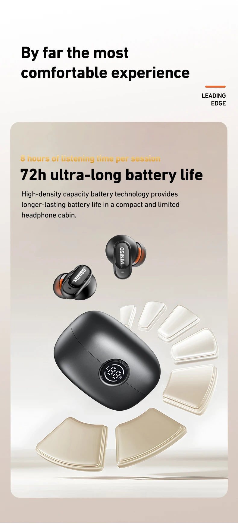Auricolari Bluetooth TWS MINISO MS105 — In-Ear Wireless con Custodia di Ricarica