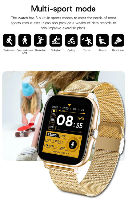 ⌚ Smartwatch Bluetooth con Chiamate | Schermo Touch 1.44" | Ricarica Magnetica | 8 Colori