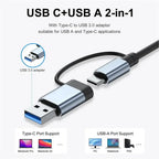 🔌 Hub USB-C 8 in 1 USB 3.0 Lettore SD MacBook PC