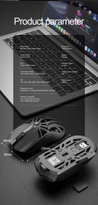 🖱️ Mouse Gaming SMAILWOLF RS8 Bluetooth 10000 DPI