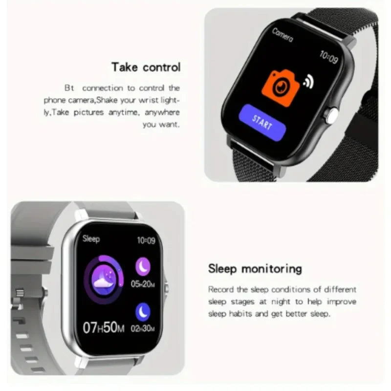 ⌚ Smartwatch Bluetooth con Chiamate | Schermo Touch 1.44" | Ricarica Magnetica | 8 Colori