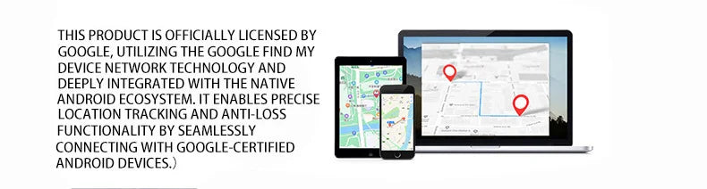 Localizzatore GPS Mini — Compatibile con Android e Google Find My — Per Auto, Bici e Altro