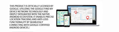 Localizzatore GPS Mini — Compatibile con Android e Google Find My — Per Auto, Bici e Altro