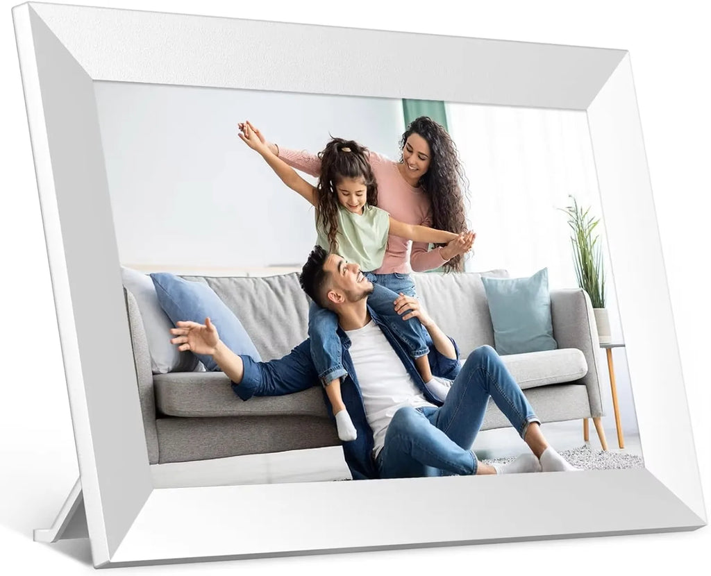 🖼️ Cornice Digitale WiFi 10.1" | Schermo IPS HD Touch | 32GB/64GB | App Frameo | Regalo Perfetto