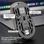 🖱️ Mouse Gaming SMAILWOLF RS8 Bluetooth 10000 DPI