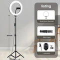 Ring Light LED Selfie 10" / 12" – Luce Fotografica Dimmerabile con Treppiede | Consegna Rapida EU