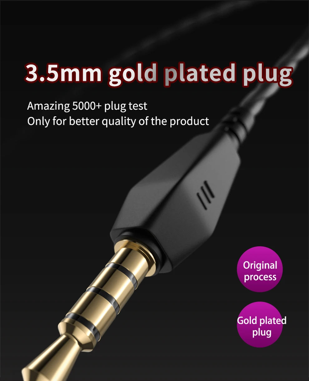 🎧 Auricolari QKZ AK6 HiFi | 6 Driver Dinamici | Con Microfono | Jack 3.5mm | Gaming & Musica