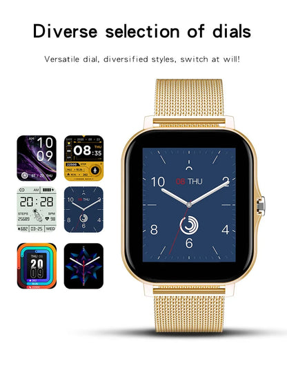 ⌚ Smartwatch Bluetooth con Chiamate | Schermo Touch 1.44" | Ricarica Magnetica | 8 Colori