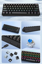 ⌨️ Tastiera Meccanica APAYADO K61 Mini 60% RGB