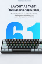 ⌨️ Tastiera Meccanica APAYADO K61 Mini 60% RGB
