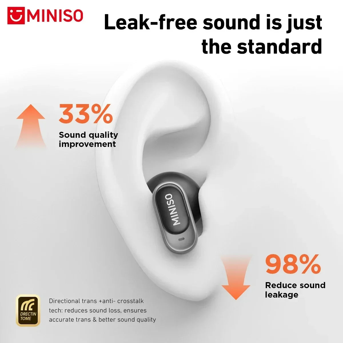 Auricolari Bluetooth TWS MINISO MS105 — In-Ear Wireless con Custodia di Ricarica