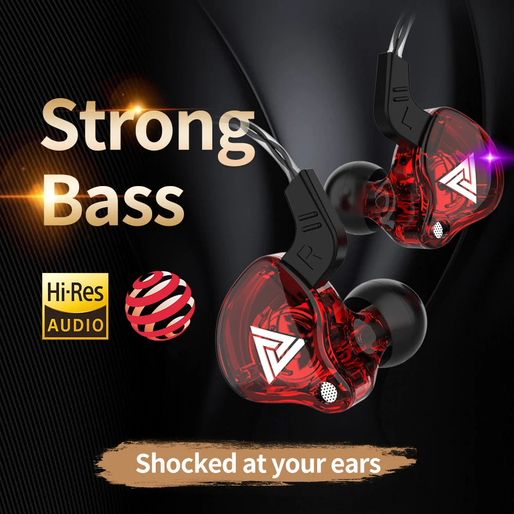 🎧 Auricolari QKZ AK6 HiFi | 6 Driver Dinamici | Con Microfono | Jack 3.5mm | Gaming & Musica