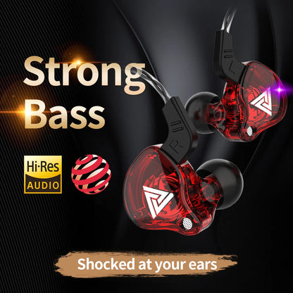 🎧 Auricolari QKZ AK6 HiFi | 6 Driver Dinamici | Con Microfono | Jack 3.5mm | Gaming & Musica