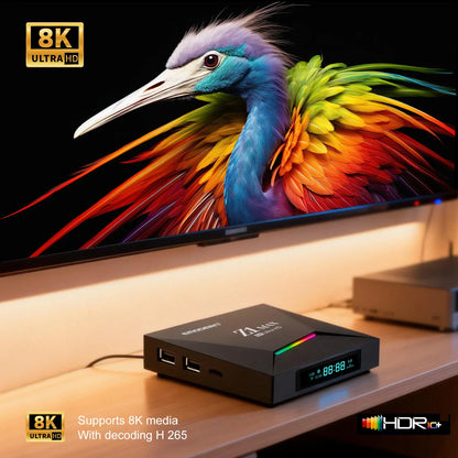 📺 Android TV Box Z1 Max | Android 15 | 8K | WiFi 5G | Bluetooth 5.0 | Telecomando Vocale | IPTV