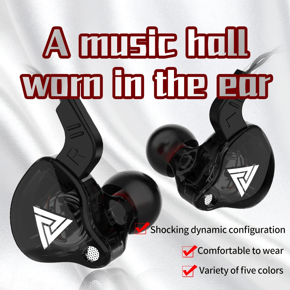 🎧 Auricolari QKZ AK6 HiFi | 6 Driver Dinamici | Con Microfono | Jack 3.5mm | Gaming & Musica