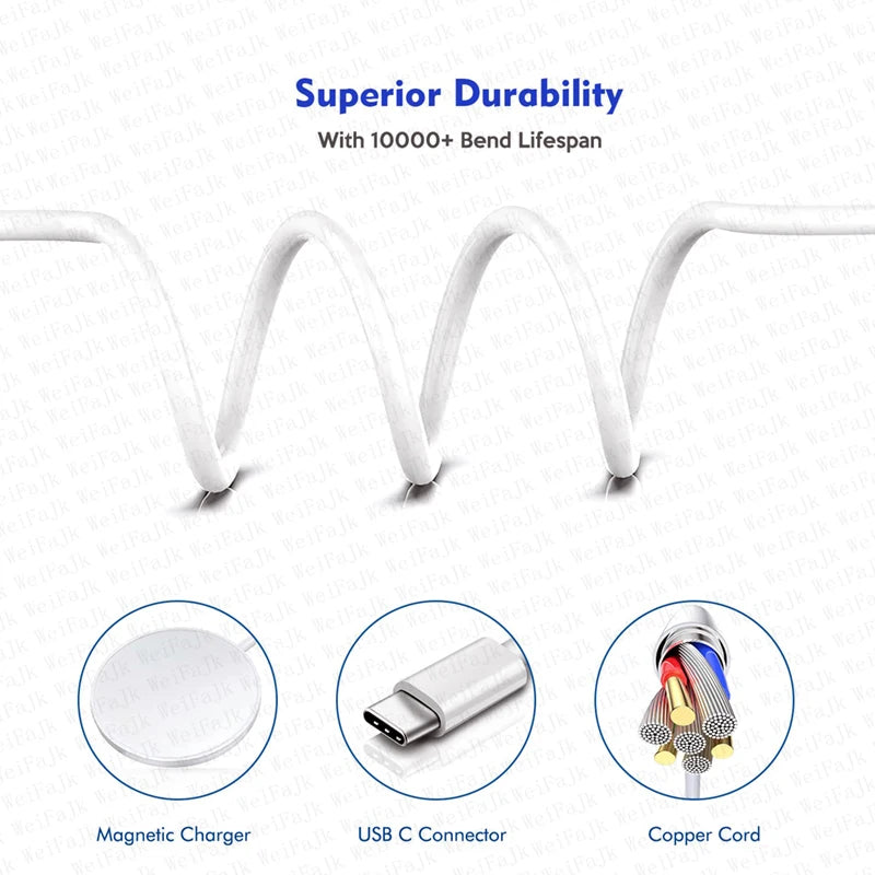 ⚡ Caricatore Wireless Magnetico 30W | Compatibile MagSafe | iPhone 8-16 & AirPods | Ricarica Rapida USB-C