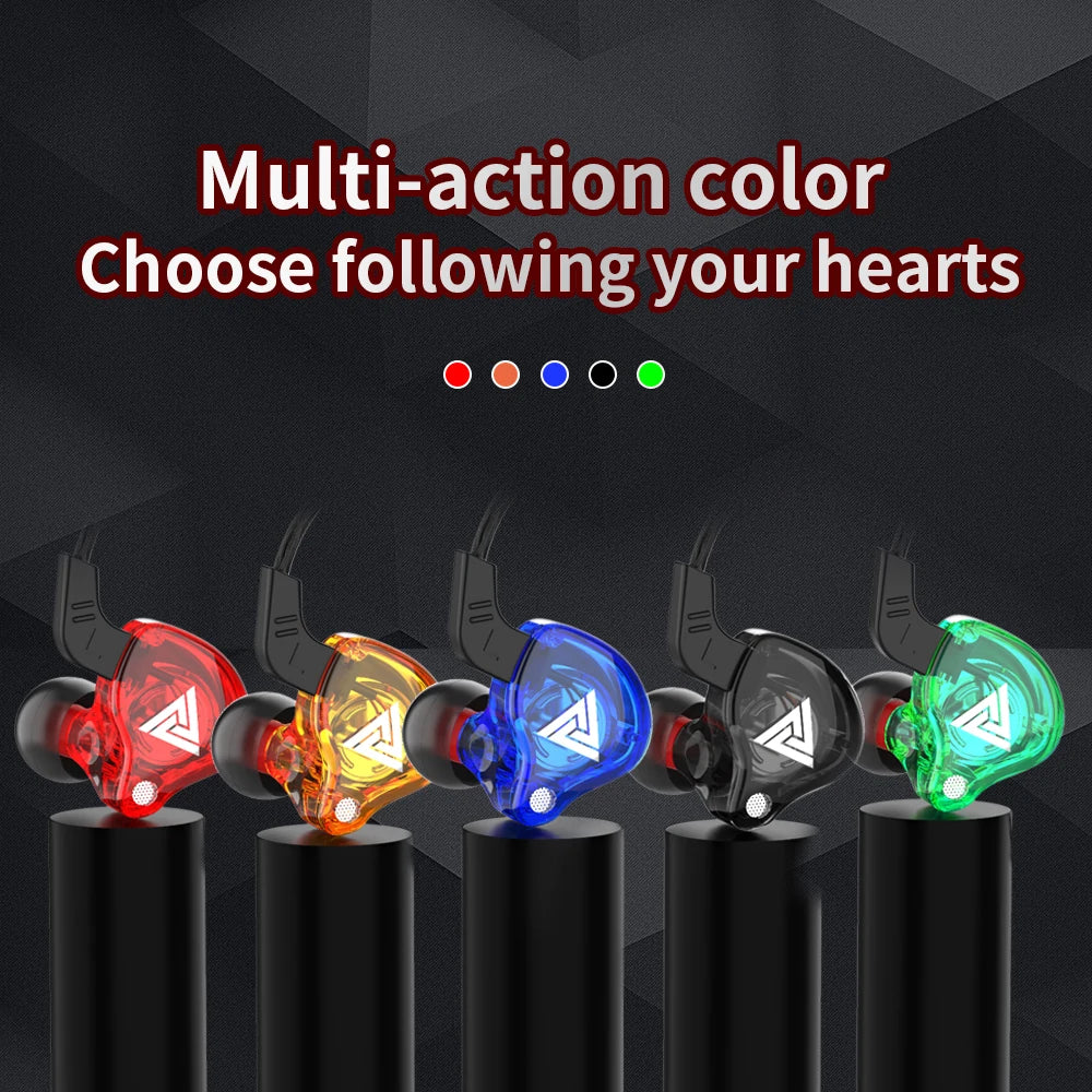 🎧 Auricolari QKZ AK6 HiFi | 6 Driver Dinamici | Con Microfono | Jack 3.5mm | Gaming & Musica