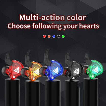 🎧 Auricolari QKZ AK6 HiFi | 6 Driver Dinamici | Con Microfono | Jack 3.5mm | Gaming & Musica