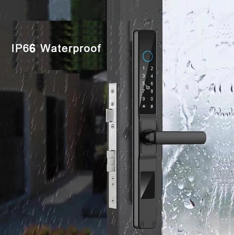 Serratura Intelligente TTLock — Impronta, Codice, RFID, App, Alexa — IP66 Alluminio per Porte