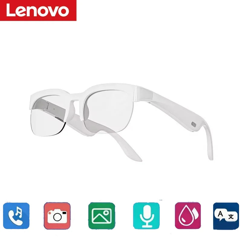 🕶️ Occhiali Intelligenti Lenovo 2026 – Traduttore IA, Bluetooth, Musica e Chiamate | Uomo e Donna