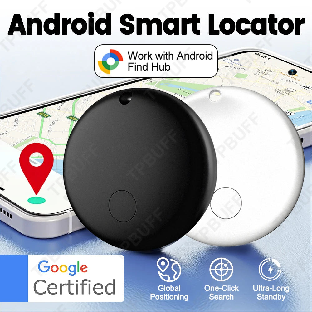 Localizzatore GPS Mini — Compatibile con Android e Google Find My — Per Auto, Bici e Altro