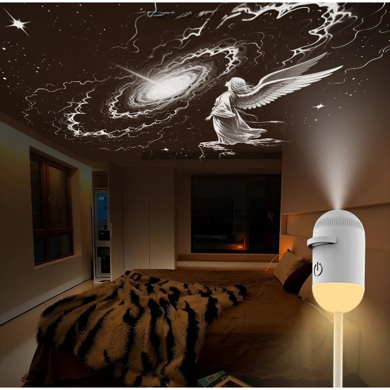 ✨ Proiettore Galassia Mini USB | Luce Notturna Cielo Stellato | Decorazione Camera & Regalo