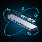 🔌 Hub USB-C 8 in 1 USB 3.0 Lettore SD MacBook PC