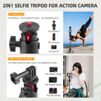 Selfie Stick Treppiede per DJI Osmo Pocket 4/3, Action 5/4, Insta360 X4/X3, GoPro – Magazzino Italia | Consegna Rapida