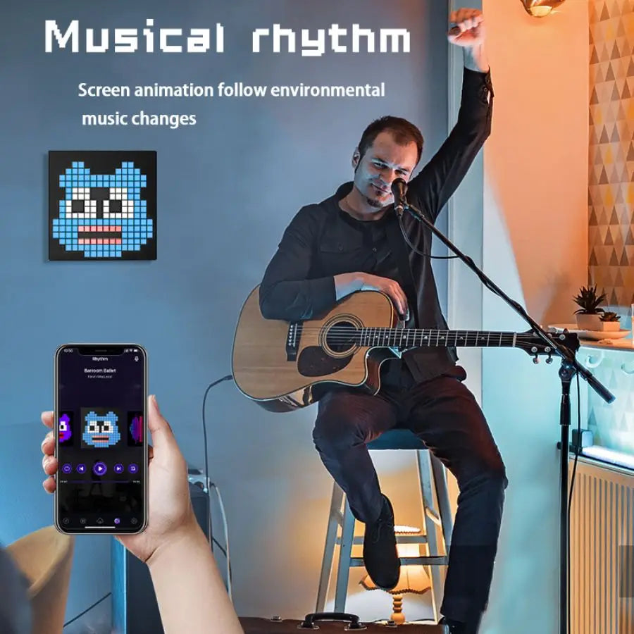 🎮 Schermo LED Pixel Matrix RGB | 32x32 / 64x64 | Bluetooth & App | Decorazione Gaming & Anime