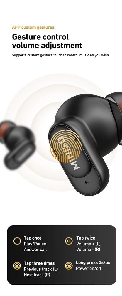 Auricolari Bluetooth TWS MINISO MS105 — In-Ear Wireless con Custodia di Ricarica