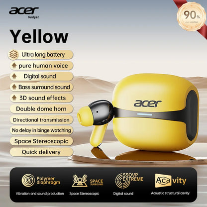 🎧 Cuffie Bluetooth Acer Ohr548 – ANC, Bassa Latenza, Stereo | Sport e Gaming