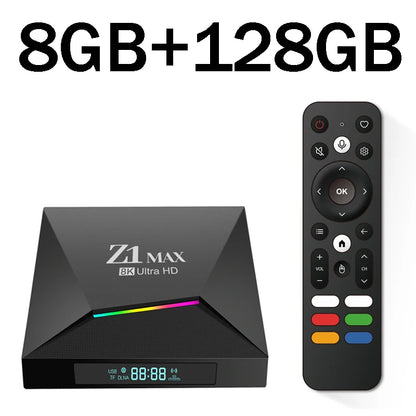 📺 Android TV Box Z1 Max | Android 15 | 8K | WiFi 5G | Bluetooth 5.0 | Telecomando Vocale | IPTV