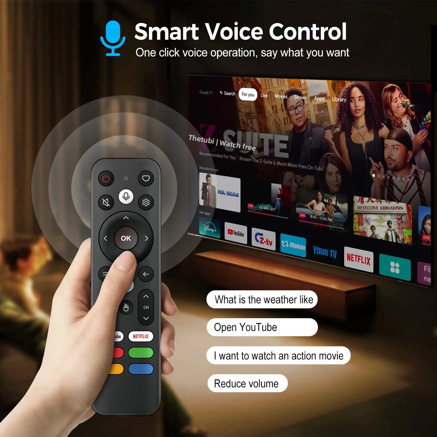 📺 Android TV Box Z1 Max | Android 15 | 8K | WiFi 5G | Bluetooth 5.0 | Telecomando Vocale | IPTV